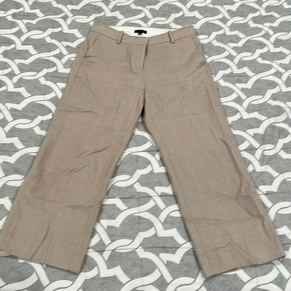 J.Crew Size 10 Tan Cropped Pants